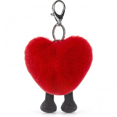 Bijou de sac cœur amusant - Amuseable Heart Bag Charm - Jellycat
