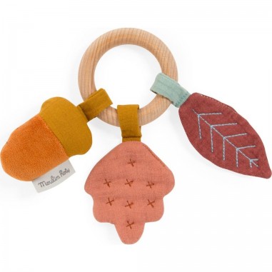 Hochet bois chêne Après la Pluie - Moulin Roty