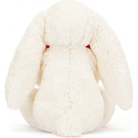 Lapin timide coeur d'amour rouge - Bashful Red Love Heart Bunny - Jellycat