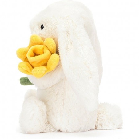 Lapin timide avec jonquille - Bashful Bunny with Daffodil - Jellycat