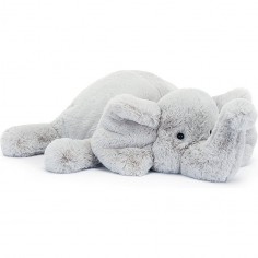 Peluche éléphant & carré de tissu Snugglet Elephant Soother - Jellycat