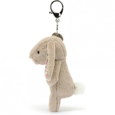 Charm de sac lapin beige Blossom - Bunny Bag - Jellycat