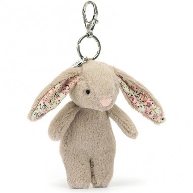 Charm de sac lapin beige Blossom - Bunny Bag - Jellycat