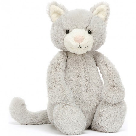 Chaton gris timide - Bashful Grey Kitty - Jellycat