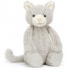 Peluche Chaton gris timide - Bashful Grey Kitty 31 cm - Jellycat