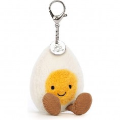 Porte clés oeuf à la coque amusant et amusant - Amuseable Happy Boiled Egg Bag - Jellycat 2