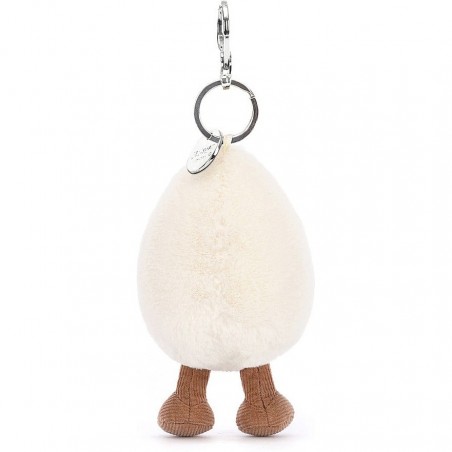 Porte clés oeuf à la coque amusant et amusant - Amuseable Happy Boiled Egg Bag - Jellycat