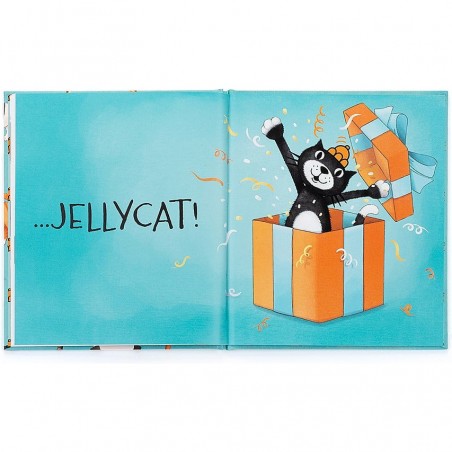 Jellycat Peluche Livre Toutes sortes de chats - All Kinds of Cats Book - Jellycat