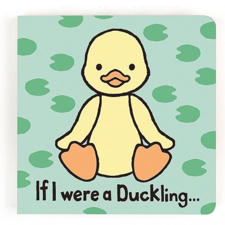 Jellycat Peluche Si j'étais un livre cartonné de caneton - If were a Duckling Board Book - Jellycat