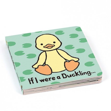Jellycat Peluche Si j'étais un livre cartonné de caneton - If were a Duckling Board Book - Jellycat