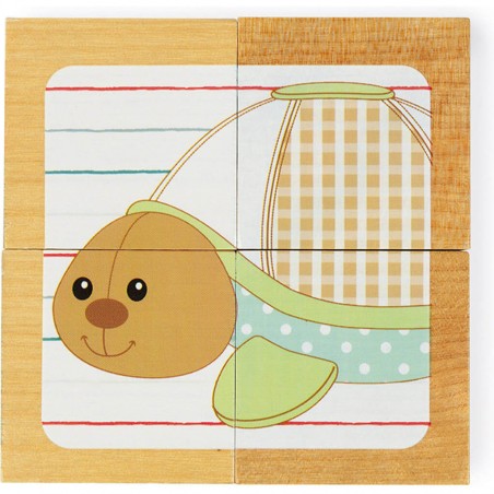 Barquette 4 Cubes Sophie la girafe - Un jeu - Janod