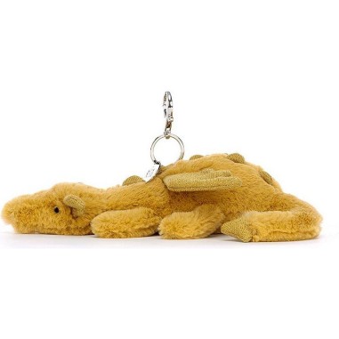 Peluche Dragon Golden de 22 cm + Porte-Clé - Jellycat