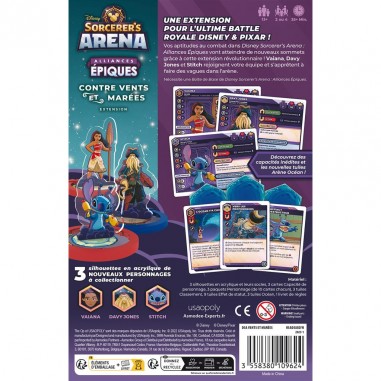 Disney Sorcerer's Arena: Alliances Epiques - Contre Vents et Marées - Jeux de société - Usaopoly