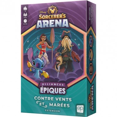 Disney Sorcerer's Arena: Alliances Epiques - Contre Vents et Marées - Jeux de société - Usaopoly