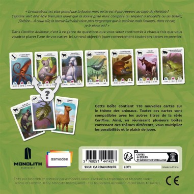 Cardline - Animaux 2 - Jeux de société - Monolith