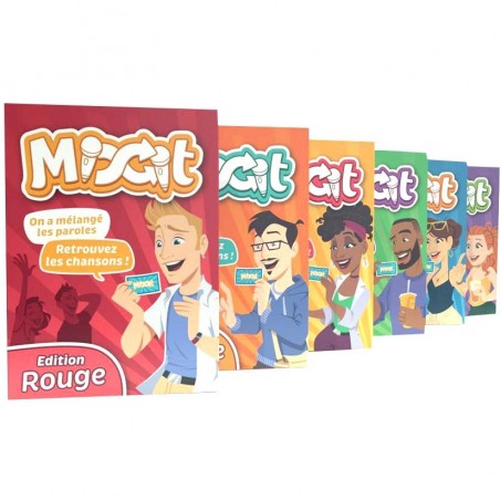 Mixit On a mélangé les paroles - Jeu d'ambiance Musical - Captain Games