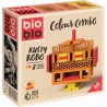 Mini box orange, jaune, rouge 40 briques - Bioblo