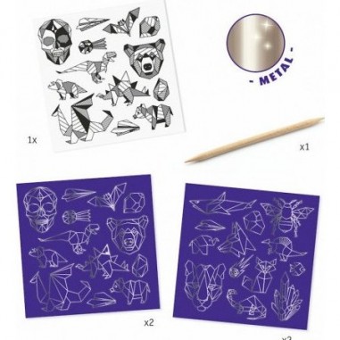 Cartes à gratter stickers "Iron"