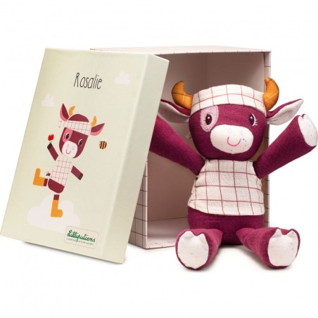 Peluche câline coton bio Rosalie - Lilliputiens