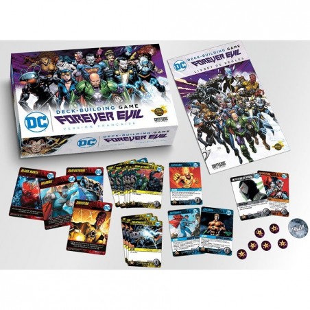 Forever Evil - Dc Comics - Jeu de Cartes Deck BuildingEsprit Jeu - Don't Panic Games
