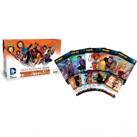 Teen Titans - Dc Comics - Jeu de Cartes Deck Building - Don't Panic Games