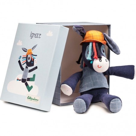 Peluche câline coton bio Ignace - Lilliputiens