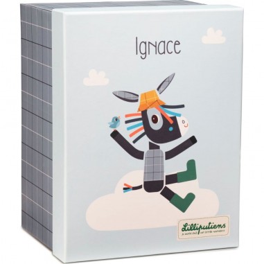 Peluche câline coton bio Ignace - Lilliputiens