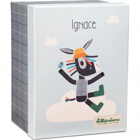 Peluche câline coton bio Ignace - Lilliputiens