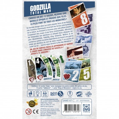 Godzilla Total War - Jeux de société - Don't Panic Games