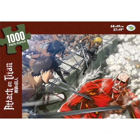Puzzle - L’Attaque des Titans - 1000 Pièces - Jeux classiques - Level 42