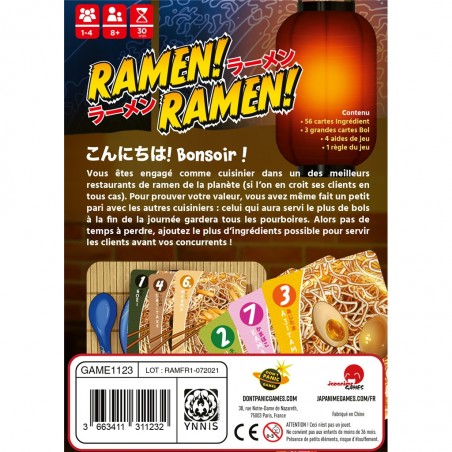 Ramen ! Ramen ! - Jeu de Société - Jeu de Cartes - Don't Panic Games