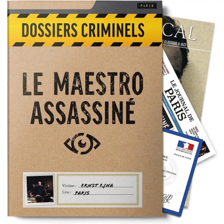 Dossiers Criminels - Le Maestro Assassiné - Jeux de société - Platonia Games