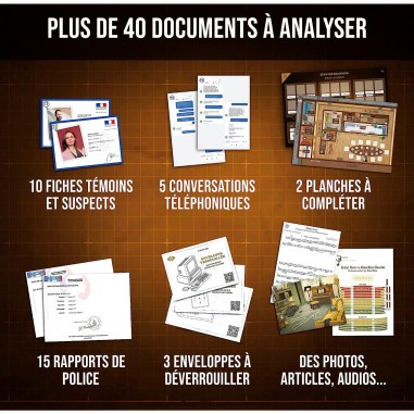 Dossiers Criminels - Le Maestro Assassiné - Jeux de société - Platonia Games