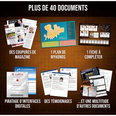 Dossiers Criminels - Tragédie à Mykonos - Jeux de société - Platonia Games