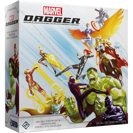 Marvel D.A.G.G.E.R - Jeu de Plateau Coopératif - Fantasy Flight Games