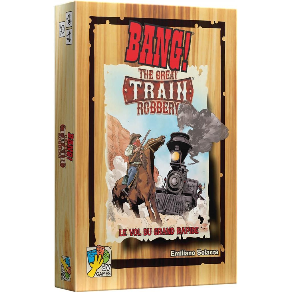 Dv Giochi Bang! The Great Train Robbery Da Vinci Jeux de société 