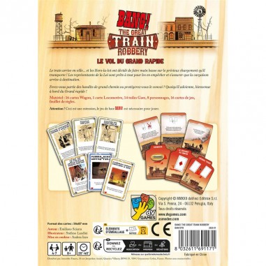 Bang! - The Great Train Robbery - Da Vinci - Jeux de société - Dv Giochi