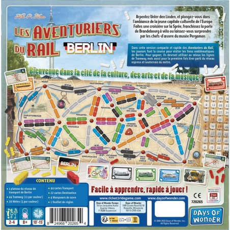 Aventuriers du Rail Berlin - Un jeu - Days Of Wonder