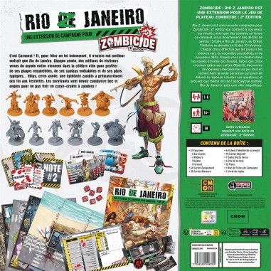 Zombicide: Rio Z Janeiro - Jeux de société - Cmon