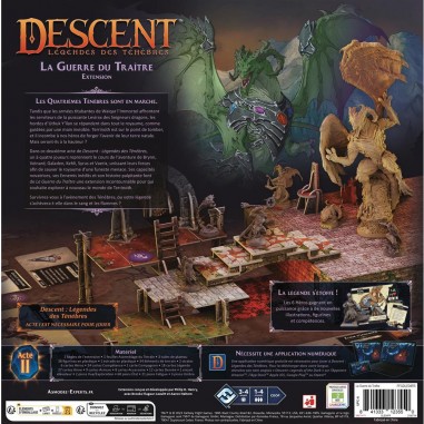 Descent: Légendes des Ténèbres - La Guerre du Traître - Jeux de société - Fantasy Flight Games