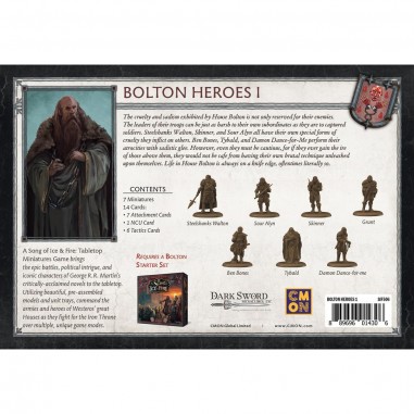 Le Trône de Fer: le Jeu de Figurines - Héros Bolton 1 - Jeux de figurines - Cmon