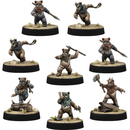 Star Wars: Légion - Extension d'unité: Guerriers Ewok - Jeux de figurines - Atomic Mass Games