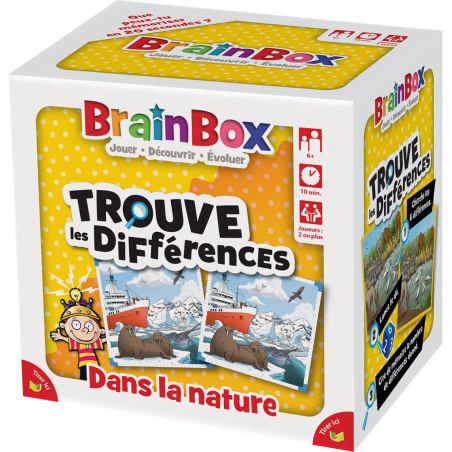 BrainBox : Trouve les Différences : Dans la Nature - Bezzerwizzer
