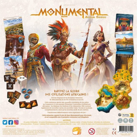 Monumental : African Empires - Extension - Jeux de société - Funforge