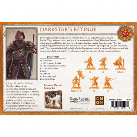 Le Trône de Fer : le Jeu de Figurines - Escorte de Sombre Astre - Cmon