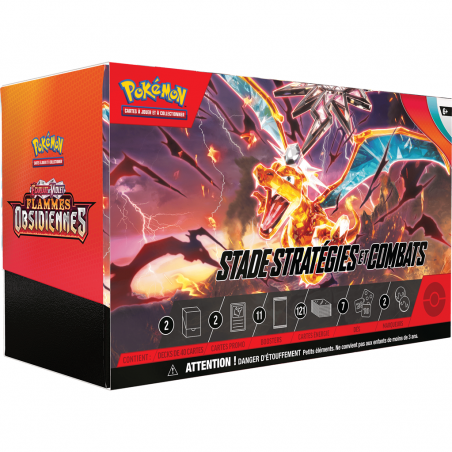 EV03 Flammes Obsidiennes : Build&Battle Stadium - Pokémon