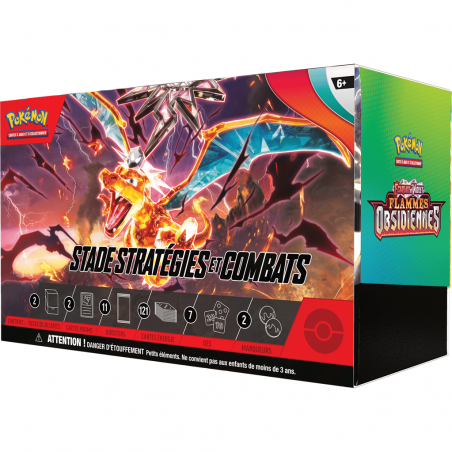 EV03 Flammes Obsidiennes : Build&Battle Stadium - Pokémon