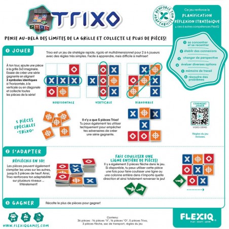Trixo - Jeu de Société - Jeu de Réflexion - Flexiq
