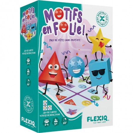 Motifs en Folie ! - Jeu de Société - Jeu pour Enfants - Flexiq