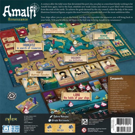 Amalfi Renaissance - Sylex - Jeux de société - Sylex Edition